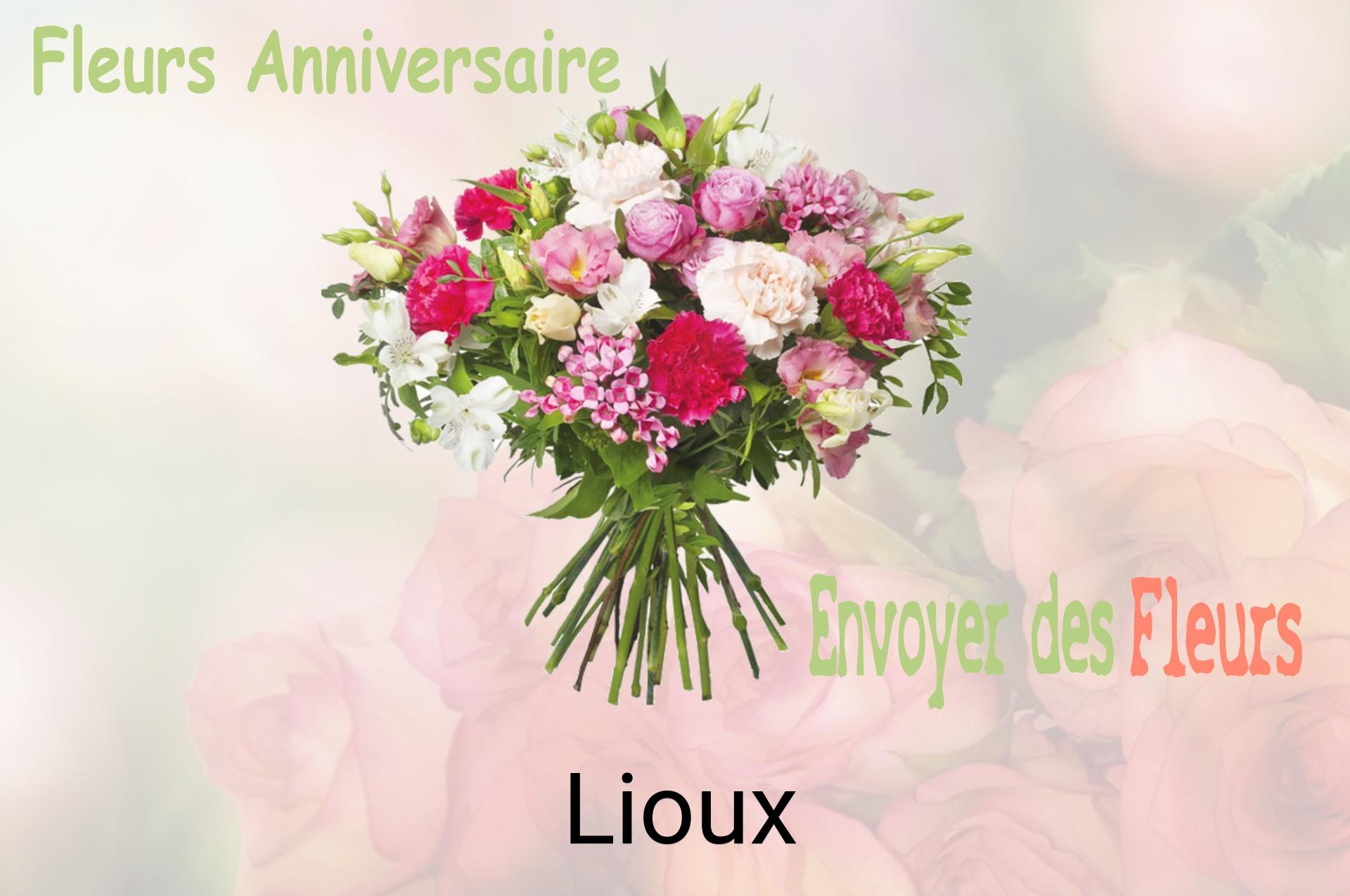 Bouquet de fleurs d’anniversaire livré à Lioux