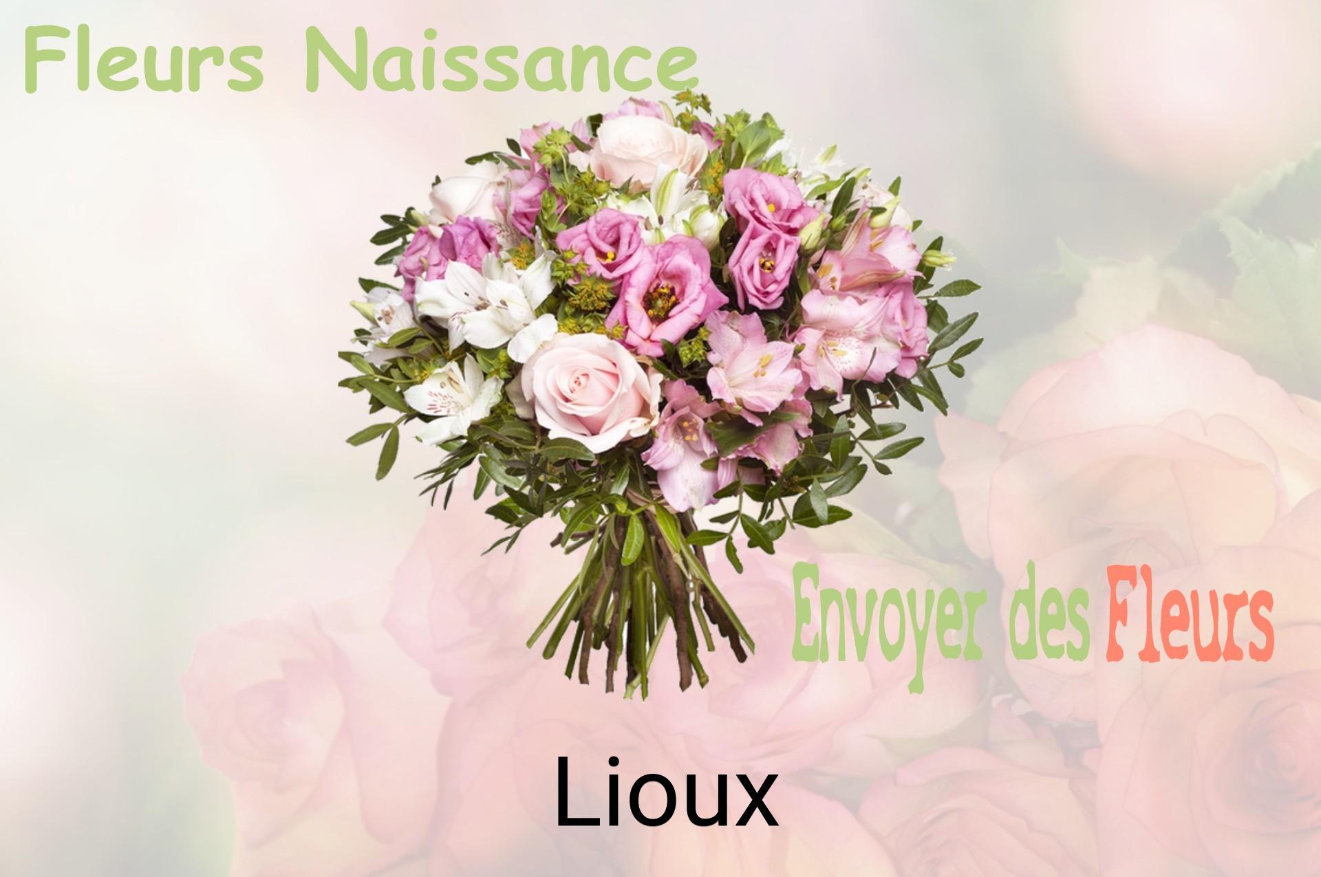 Bouquet de fleurs de naissance livré à Lioux